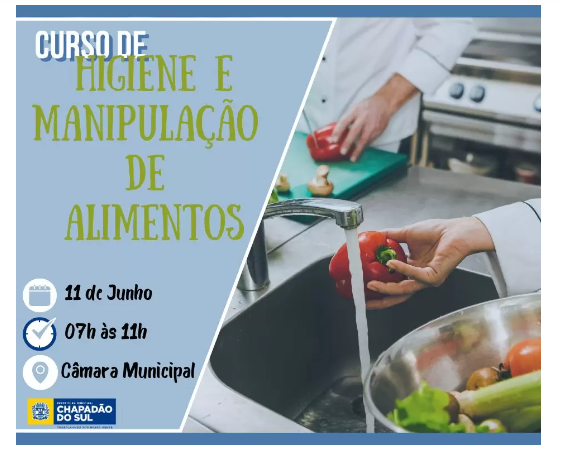 Imagem de compartilhamento para o artigo Vigilância Sanitária realiza curso De Higiene E Manipulação De Alimentos em Chapadão do Sul da MS Todo dia